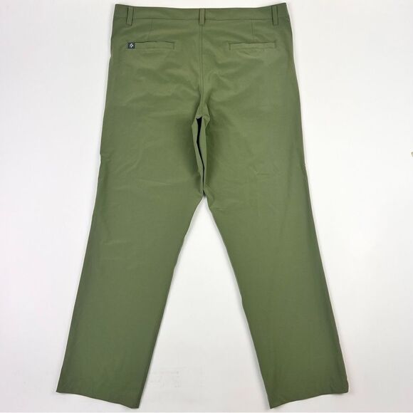 Free Fly Men's Performance Stretch Wicking Tech Chino Nomad Pants 40/32 Green - Picture 3 of 9